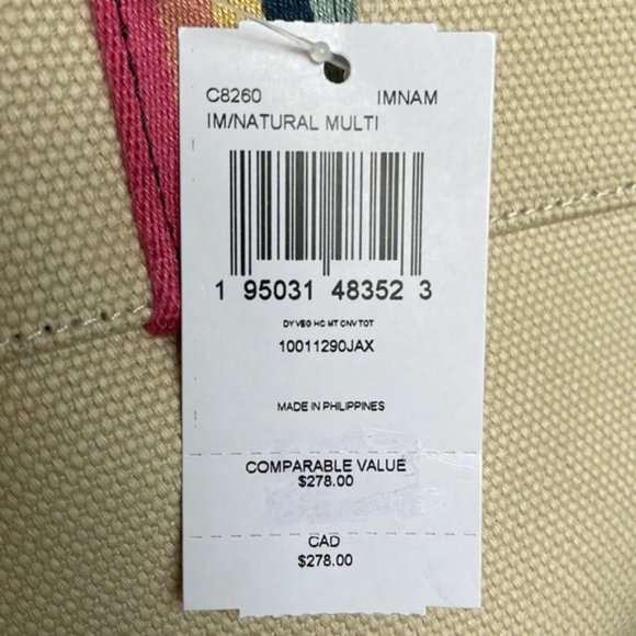 Coach Tote With Dreamy Veggie Horse And Carriage Natural Multi - Picture 16 of 16